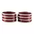 Maroon Crystal Bangles And Bracelets