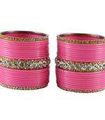 Pink Crystal Bangles And Bracelets