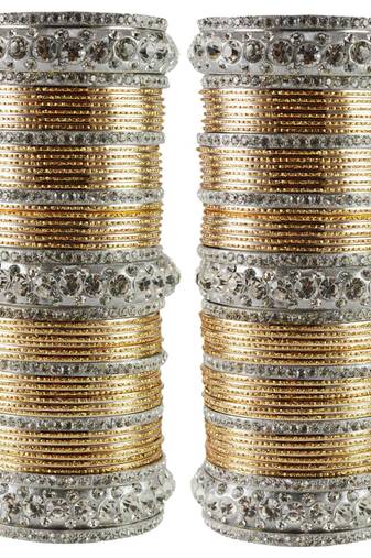 Gold Crystal Bangles And Bracelets