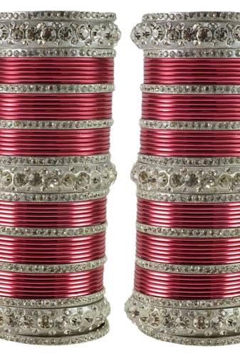 Red Crystal Bangles And Bracelets