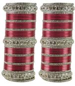 Red Crystal Bangles And Bracelets