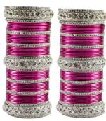Pink Crystal Bangles And Bracelets