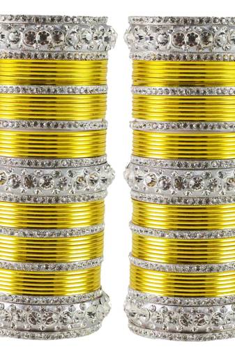 Yellow Crystal Bangles And Bracelets
