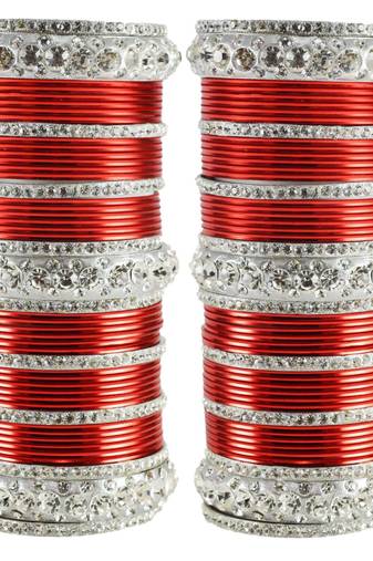 Red Crystal Bangles And Bracelets