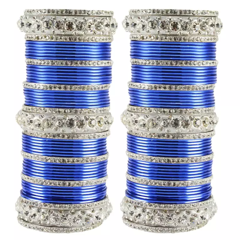 Blue Crystal Bangles And Bracelets