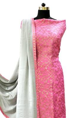 Designer Silver Rose Suit Set 2