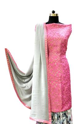 Designer Silver Rose Suit Set 3