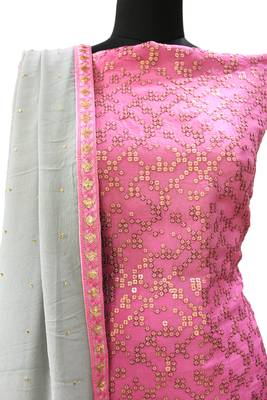 Designer Silver Rose Suit Set 4