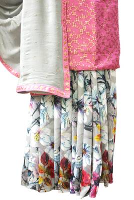 Designer Silver Rose Suit Set 5