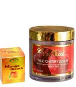 100gm Wild Cherry Scrub  With 50gm Mango Bleach