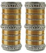 Gold Crystal Bangles And Bracelets