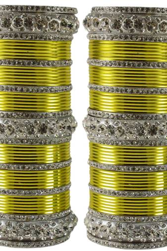 Yellow Crystal Bangles And Bracelets