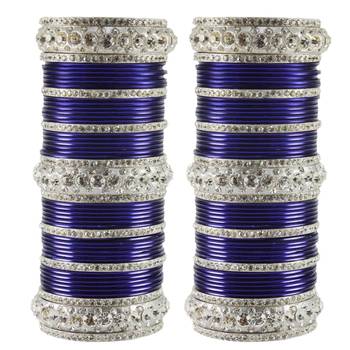 Blue Crystal Bangles And Bracelets 1