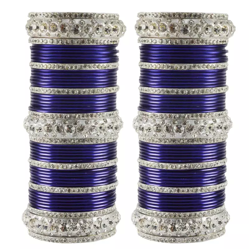 Blue Crystal Bangles And Bracelets