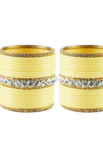 White Crystal Bangles And Bracelets