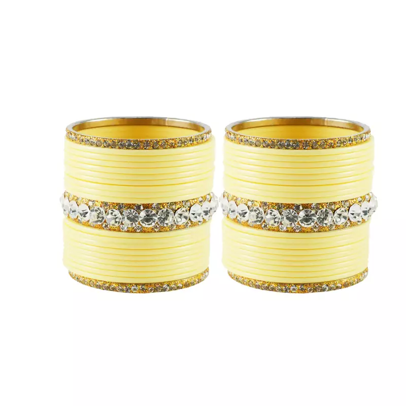 White Crystal Bangles And Bracelets