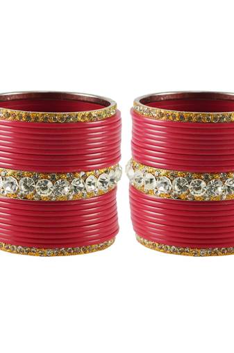 Red Crystal Bangles And Bracelets