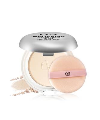 16gm Whitening Oil Control 2in1 Compact Powder By CVB Paris 1