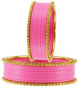 Pink Crystal Bangles And Bracelets