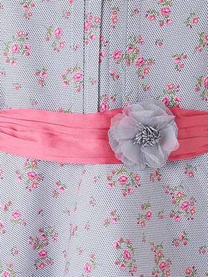 Pink printed cotton kids-frocks 3