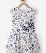 Pink printed cotton kids-frocks
