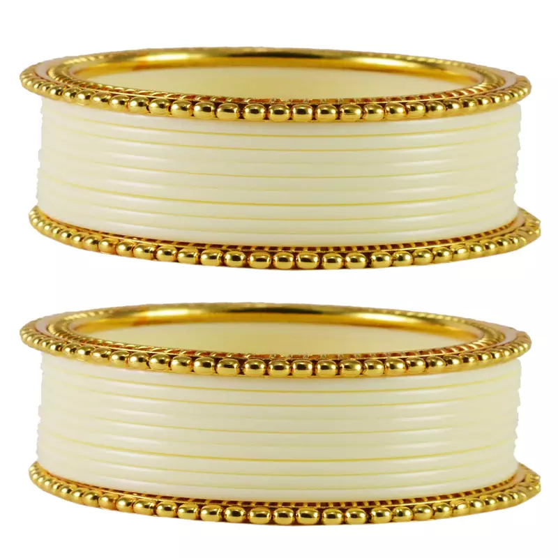 White Crystal Bangles And Bracelets