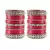 Red Crystal Bangles And Bracelets
