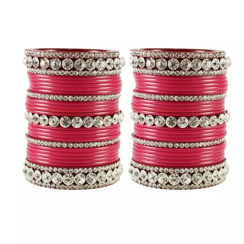 Red Crystal Bangles And Bracelets