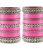 Pink Crystal Bangles And Bracelets