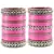 Pink Crystal Bangles And Bracelets