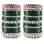 Green Crystal Bangles And Bracelets