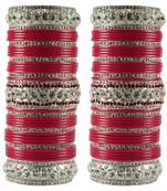 Red Crystal Bangles And Bracelets