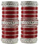 Red Crystal Bangles And Bracelets