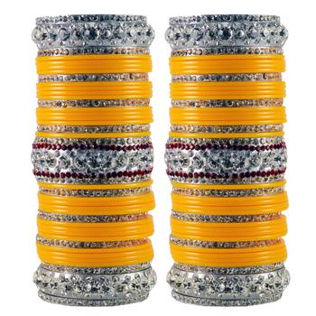 Yellow Crystal Bangles And Bracelets 1