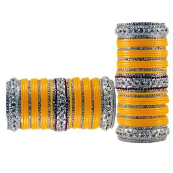 Yellow Crystal Bangles And Bracelets 2