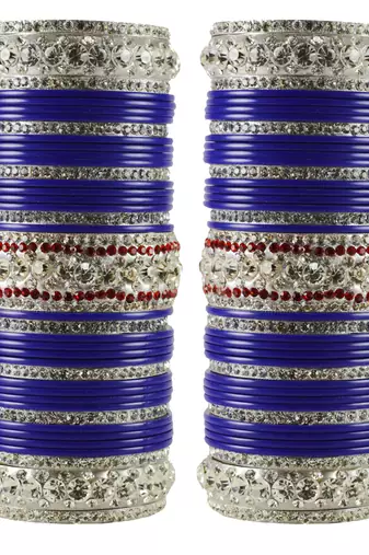 Blue Crystal Bangles And Bracelets