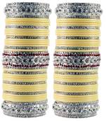 White Crystal Bangles And Bracelets