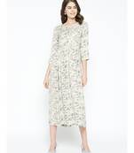 grey printed rayon kurtis