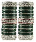 Green Crystal Bangles And Bracelets