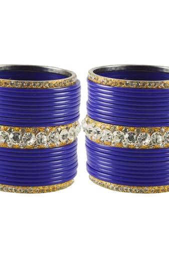 Blue Crystal Bangles And Bracelets