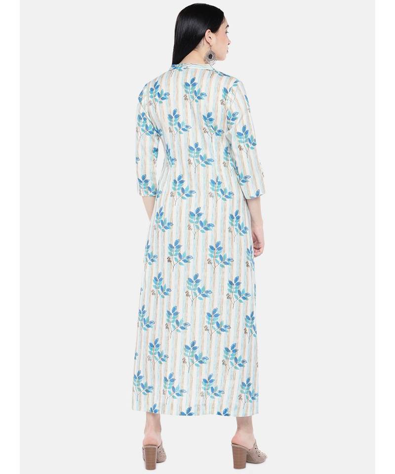 multicolor printed cotton kurtis