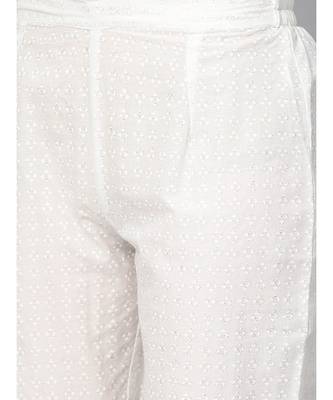 yellow printed cotton kurta-sets 6