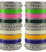 Multicolor Crystal Bangles And Bracelets