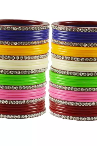 Multicolor Crystal Bangles And Bracelets