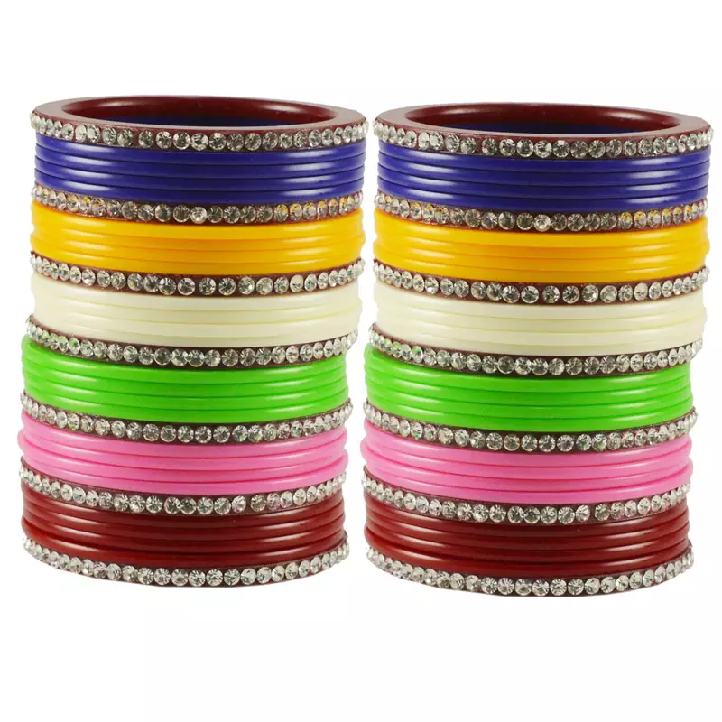 Multicolor Crystal Bangles And Bracelets