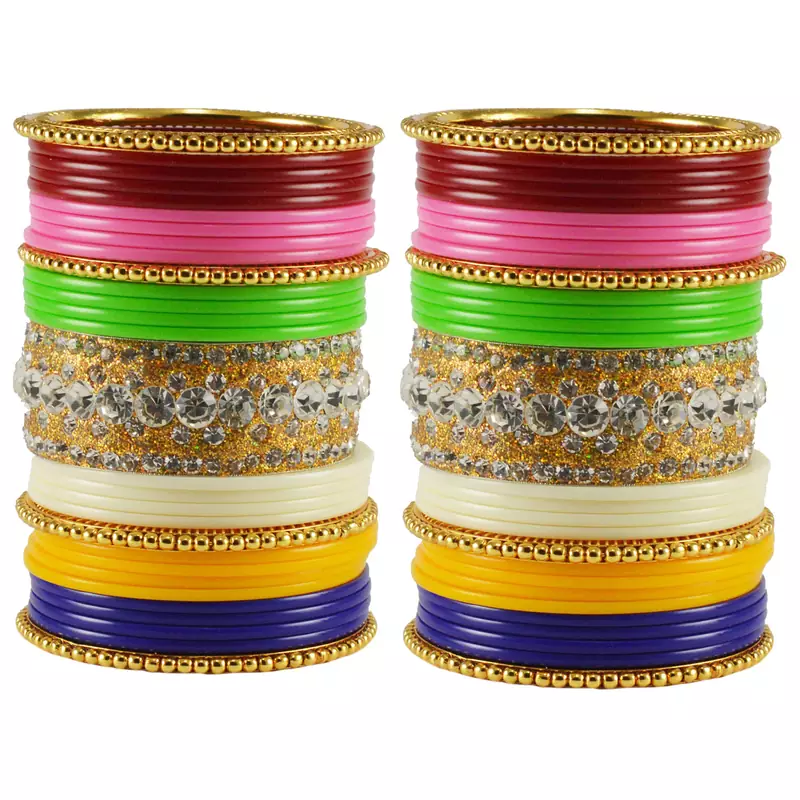 Multicolor Crystal Bangles And Bracelets