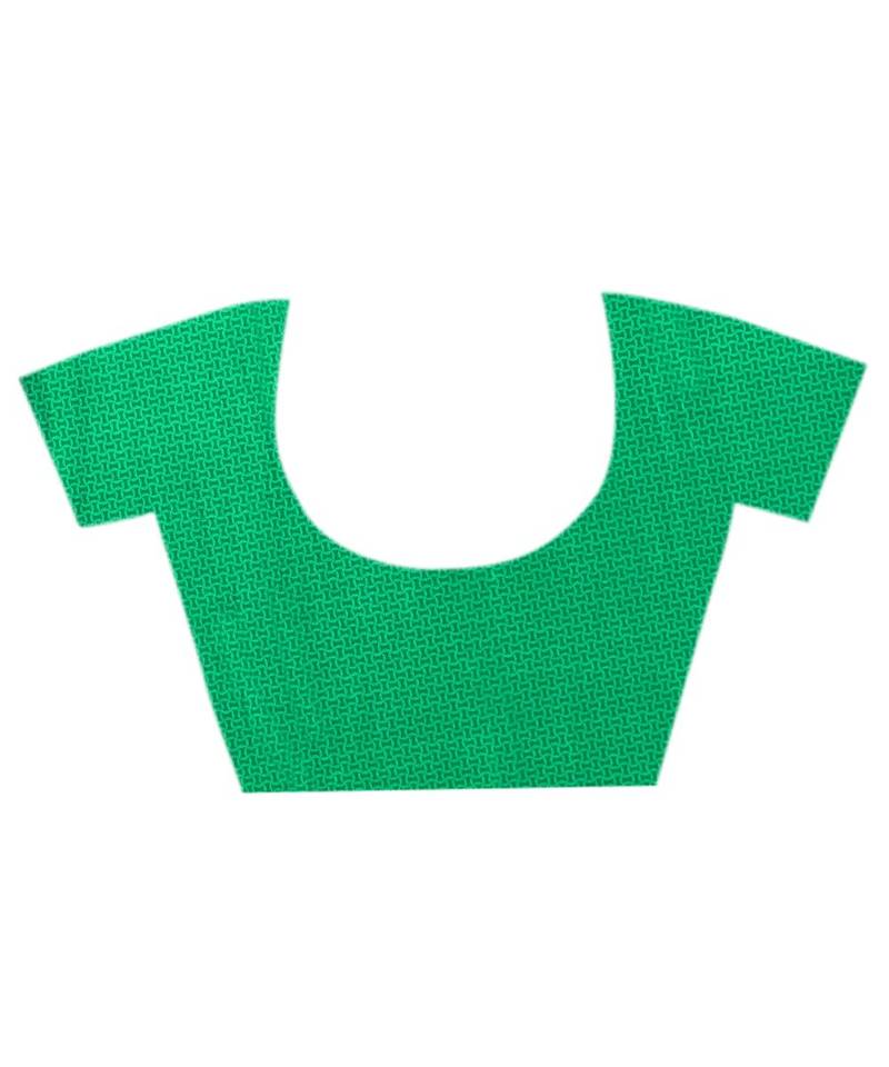 Blue printed georgette saree