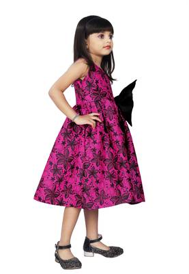 Girls Pink Frock Set For Kids  2