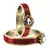 Maroon Crystal Bangles And Bracelets