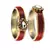 Maroon Crystal Bangles And Bracelets